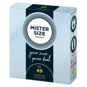 Mister Size vékony óvszer - 49mm (3db)