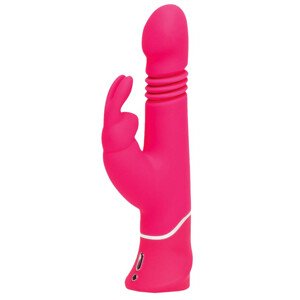 Happyrabbit Thrusting - akkus, csiklókaros lökő vibrátor (pink)