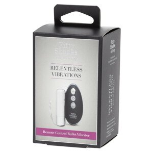 A szürke ötven árnyalata Relentless Vibrations - akkus minivibrátor (ezüst-fekete)