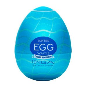 TENGA Egg Wavy II Cool - maszturbációs tojás (6db)