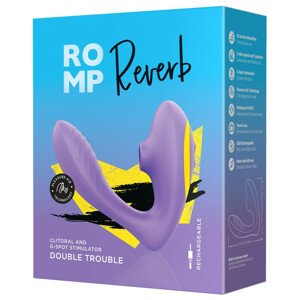 ROMP Reverb - akkus léghullámos 2in1 G-pont vibrátor (lila)