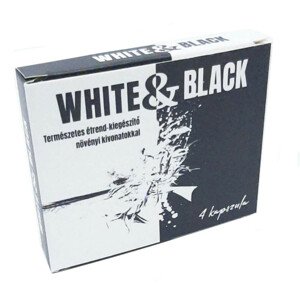 White & Black - erős, étrend kiegészítő férfiaknak (4db)