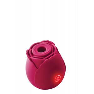 Inya The Rose - akkus, léghullámos rózsa csiklóvibrátor (piros)