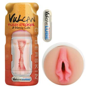 Vulcan Stroker - élethű vagina, melegítő síkosítóval (natúr)