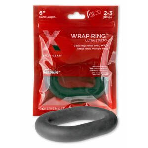 Perfect Fit Ultra Wrap 6" - vastag péniszgyűrű - fekete (15cm)