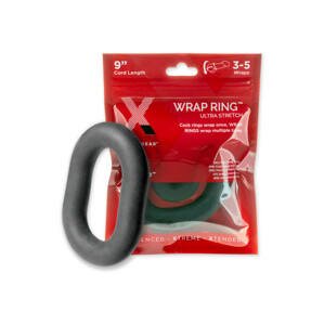 Perfect Fit Ultra Wrap 9" - vastag péniszgyűrű - fekete (22cm)